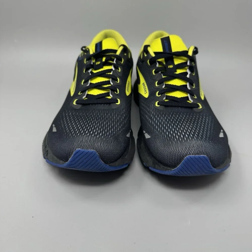 Brooks Ghost 15 Men's Size 10 D (Medium) Running Shoes Black Yellow